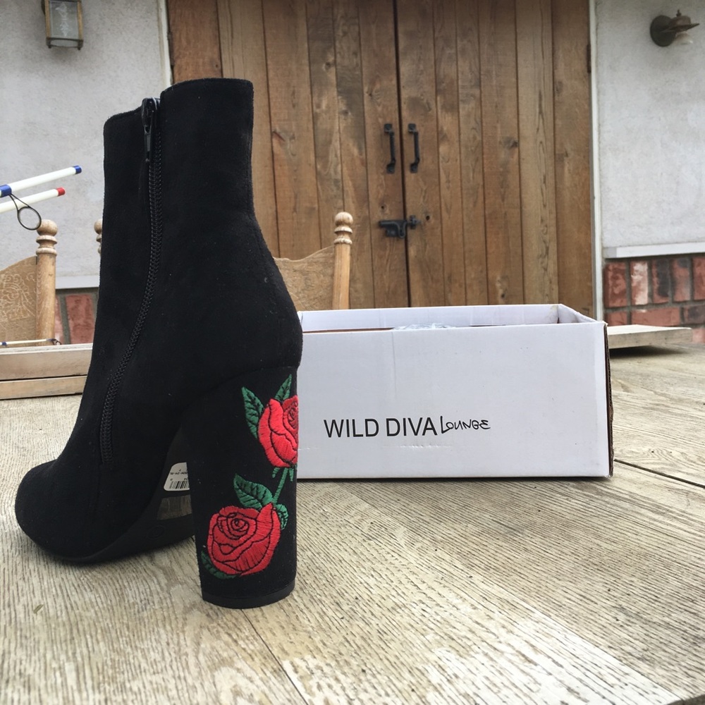 Suede High Heel Boots